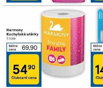 Tesco Harmony kuchyňské utěrky nabídka