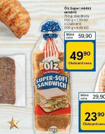 Tesco Öluz super měkký sendvič nabídka