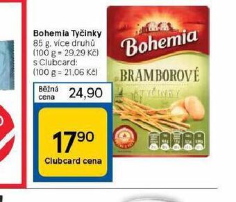 Tesco Bohemia tyčinky nabídka
