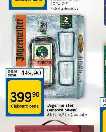 Tesco Jägermeister dárkové balení nabídka