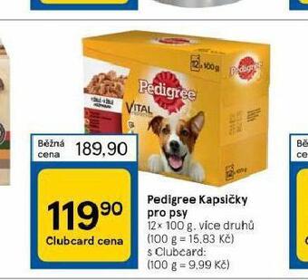 Tesco Pedigree kapsičky pro psy nabídka