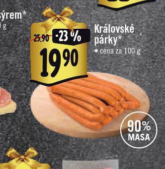 Jip Královské párky nabídka