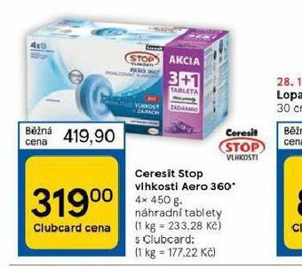 Tesco Ceresit stop vlhkosti aero 360° nabídka