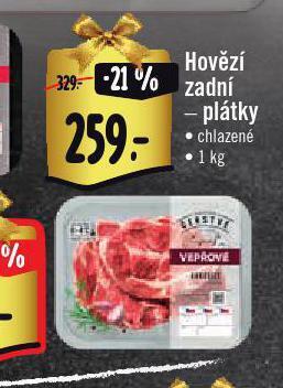 Jip Hovězí zadní nabídka