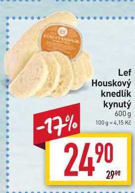 Billa Lef houskový knedlík kynutý 600 g nabídka