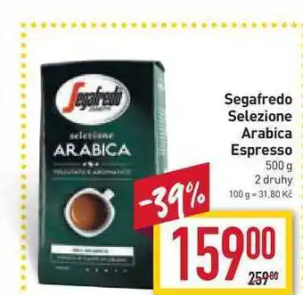 Billa Segafredo selezione arabica espresso 500 g nabídka