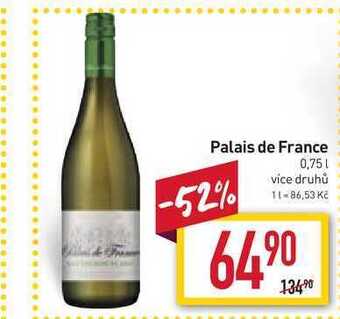 Billa Palais de france 0,75l nabídka