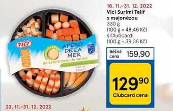 Tesco Vici surimi talíř s majonézou 330 g nabídka