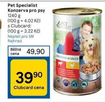 Tesco Pet specialist konzerva pro psy 1240 g nabídka