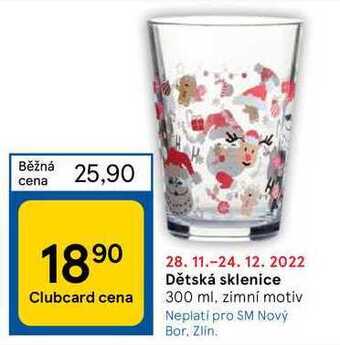 Tesco Dětská sklenice 300 ml nabídka