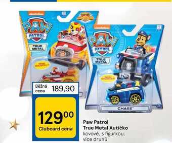 Tesco Paw patrol true metal autíčko nabídka