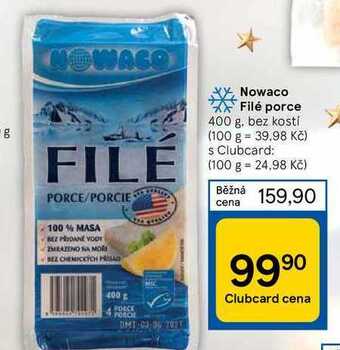 Tesco Nowaco filé porce 400 g nabídka