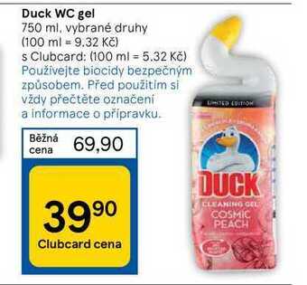 Tesco Duck wc gel 750 ml nabídka