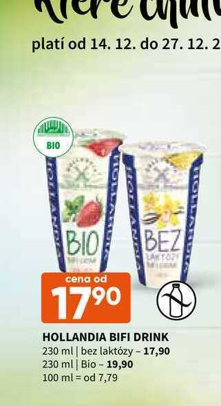 Terno Hollandia bifi drink 230 ml | bez laktózy nabídka
