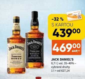 Terno Jack daniel's  0,7 l nabídka