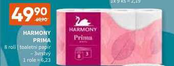 Terno Harmony prima 8 roli | toaletní papír - 3vrstvý nabídka