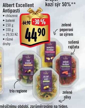 Albert Albert excellent antipasti 150 g nabídka