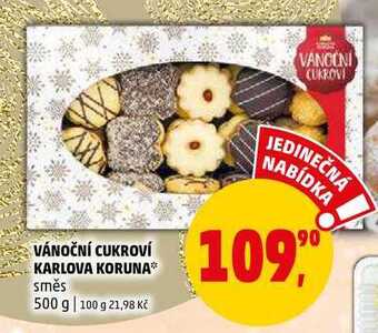 Vánoční cukroví karlova koruna, 500 g