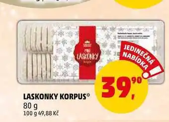 Penny Market Laskonky korpus, 80 g nabídka