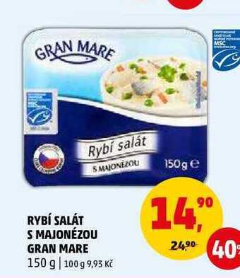 Penny Market Rybí salát s majonézou gran mare, 150 g nabídka