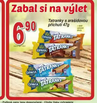 Lidl Tatranky s arašídovou příchití nabídka