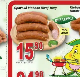 Lidl Opavská klobása nabídka