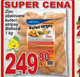 Zizu obalované kuřecí stripsy bidfood