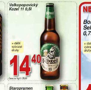 Lidl Pivo velkopopovický kozel 11 nabídka