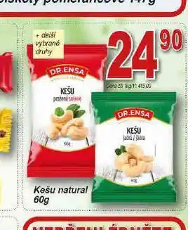 Lidl Kešu natural nabídka