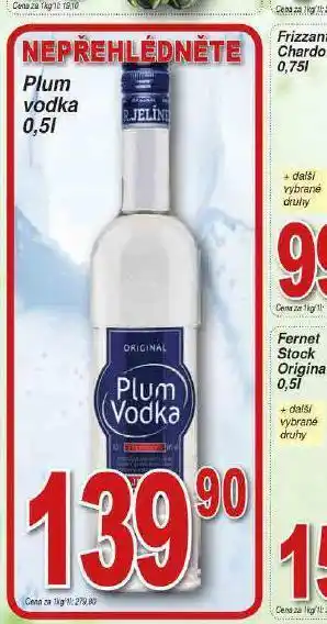 Lidl Plum vodka nabídka