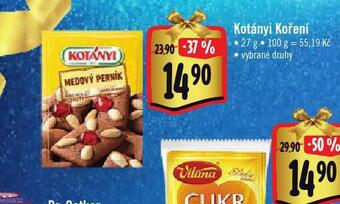 Albert Kotányi koření nabídka