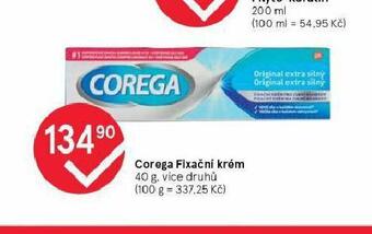 Tesco Corega fixační krém nabídka