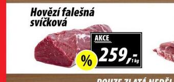ZEMAN Hovězí falešná svíčková nabídka