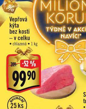 Albert Vepřová kýta bez kosti nabídka
