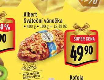 Albert Sváteční vánočka nabídka