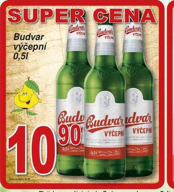 Lidl Budvar výčepní nabídka