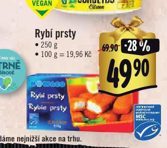 Jip Rybí prsty nabídka