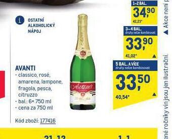 Makro Avanti nabídka