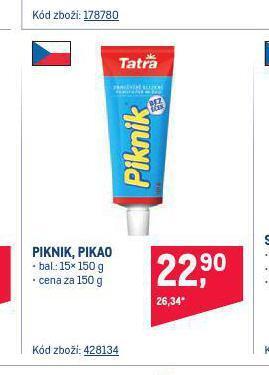 Makro Piknik, pikao nabídka