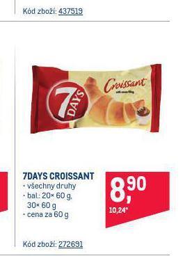 Makro 7days croissant nabídka