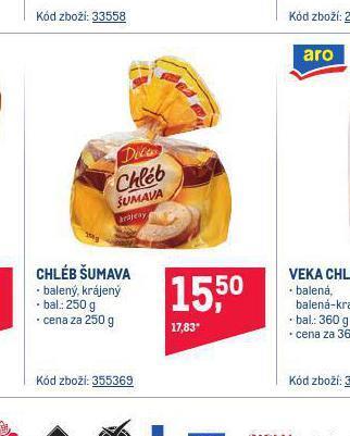 Makro Chléb šumava nabídka