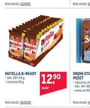 Makro Nutella b-ready nabídka