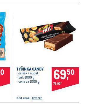 Makro Tyčinka candy nabídka