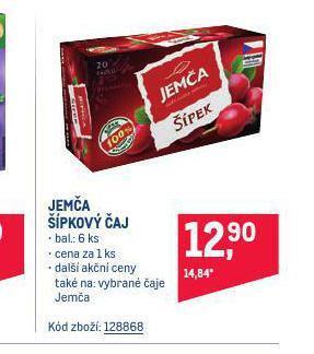 Makro Jemča šípkový čaj nabídka