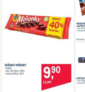 Makro Sušenky miňonky nabídka