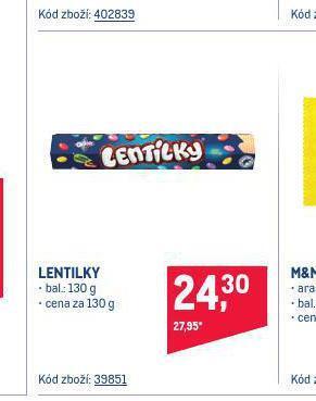 Makro Lentilky nabídka