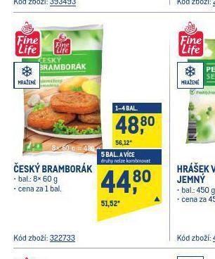 Makro Český bramborák nabídka