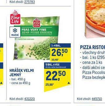 Makro Hrášek velmi jemný nabídka