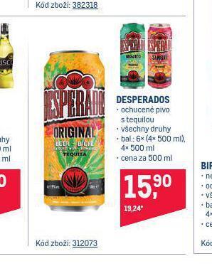 Makro Desperados nabídka