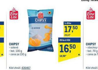 Makro Chipsy nabídka
